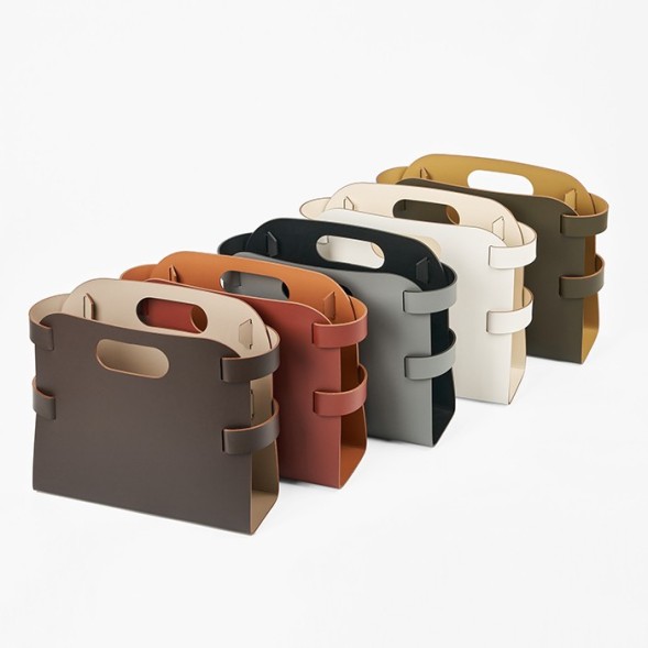 Журнальница COLOMBO DESIGN ADJ 9868.10/16 настольная напольная цвет белый/панна котта