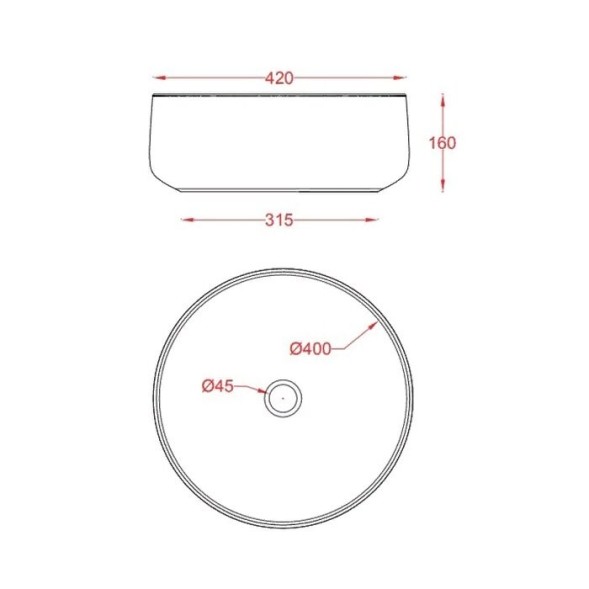 Раковина Artceram Cognac Quadro накладная  цвет denim COL001 37 00