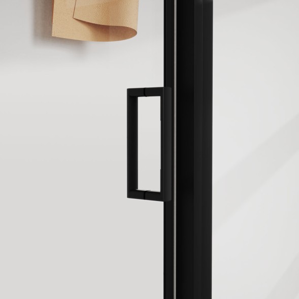 Vincea Душевой уголок Сити (City) VSR-5CT9011CLB, 1100*900, черный, стекло прозрачное