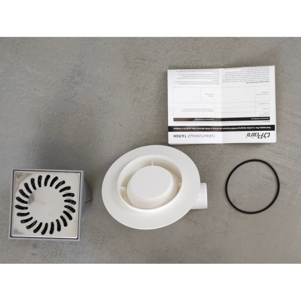 Paini Душевой трап с решеткой 125х125 мм, Нептун