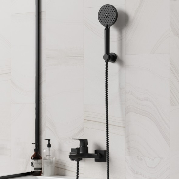 Paini RTYO111 Смеситель для ванны Бари , чёрный