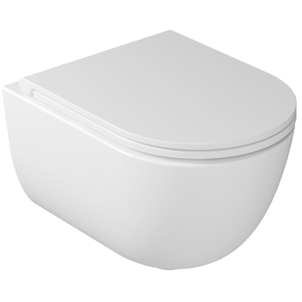 Унитаз GALASSIA Dream 7334 MT унитаз подвесной, безободковый RIM, белый матовый