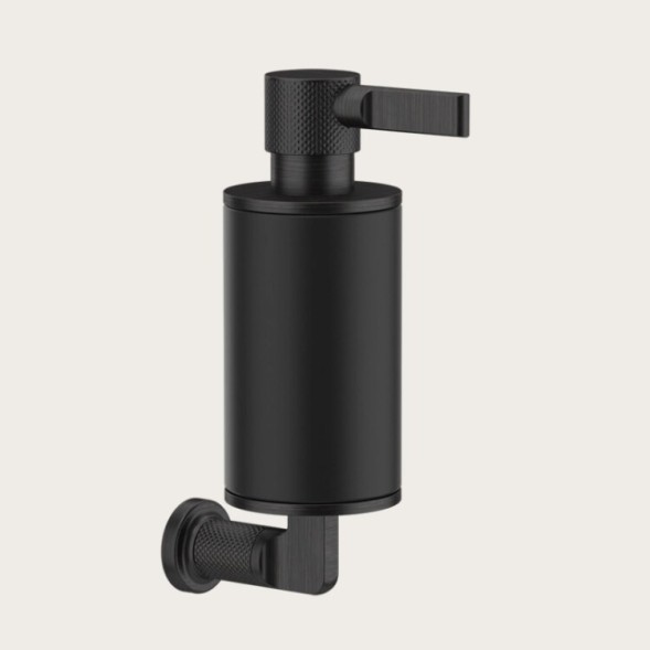 Gessi Дозатор для жидкого мыла, Inciso, шгв 75*147*230, цвет Старинная латунь#черный  58514#713