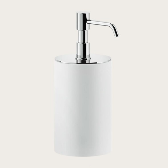 Gessi Дозатор для жидкого мыла, Rilievo, шгв 75*97*194, цвет дозатора хром#белый  59537#031