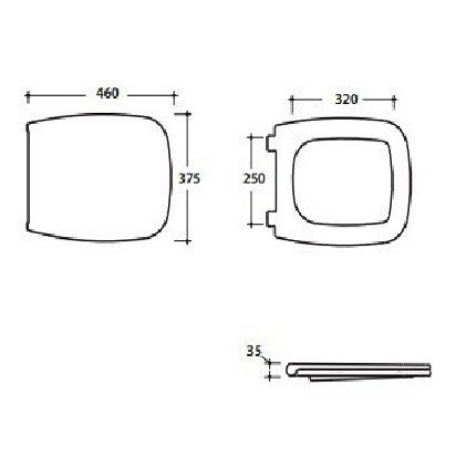 Сиденье с крышкой GLOBO DAILY с микролифтом цвет белый DAR20BI