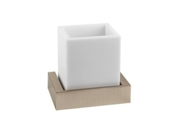 Gessi Стакан, Rettangolo, шгв 140*97.5*116.5, цвет чёрный#хром  20808#031