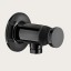 Gessi Шланговое подсоединение, Inciso, шгв 65*84*65, цвет черный металл  58161#706