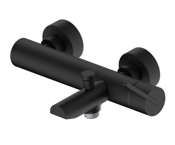 AQG Urban, однорычажный смеситель для ванны без набора для душа, цвет черный матовый