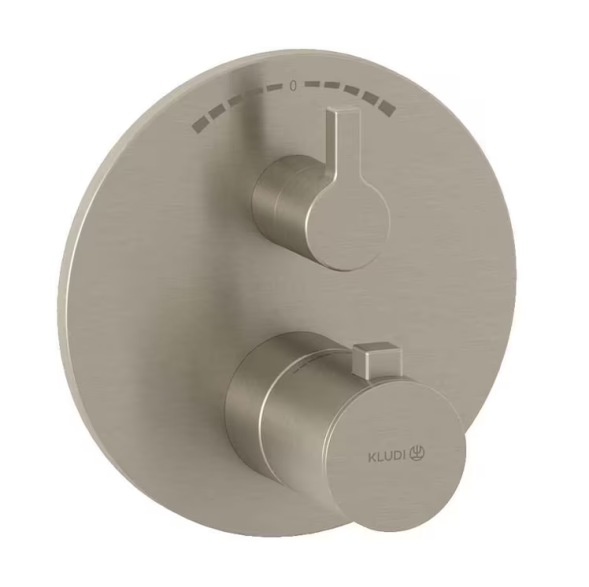 Термостат KLUDI NOVA FONTE 20810N515 для душа встраиваемый на 2 потребителя внешняя часть