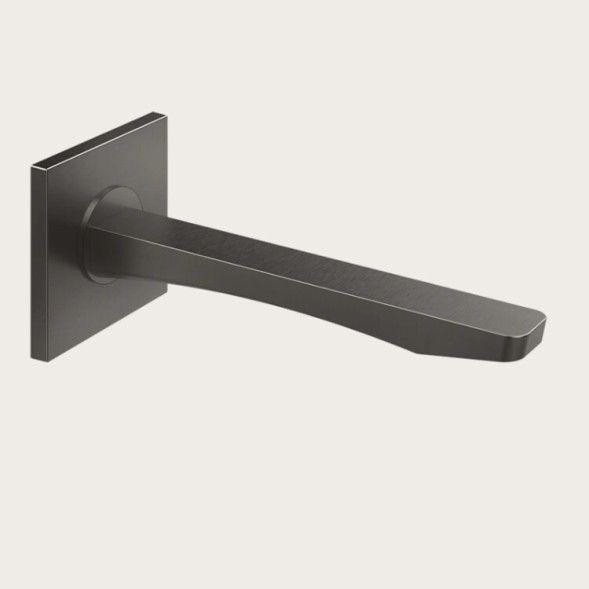 Gessi Излив, Rilievo, цвет Черный брашированный металл  59100#707