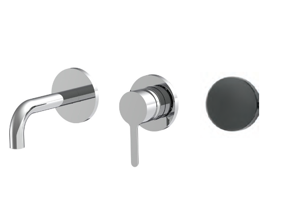 Смеситель для раковины, Fima Carlo Frattini, Snap, цвет-брашированный черный хром F3121WSX9CS