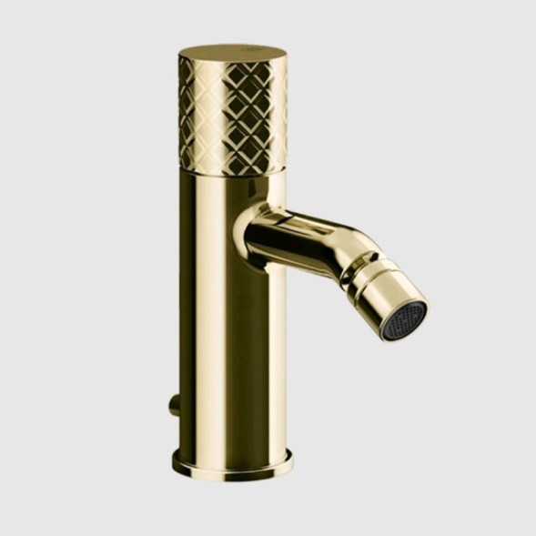 Gessi Смеситель для биде, Habito Intreccio, цвет латунь  70107#710