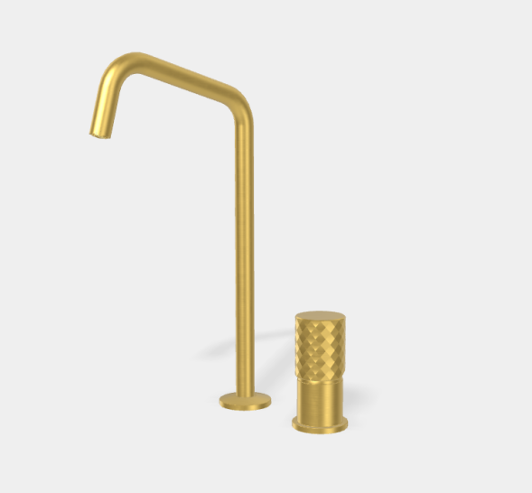 Смеситель для раковины, Fima Carlo Frattini, Spillo Tech, X COLLECTION, цвет-золото брашированное F3271TNDXOS