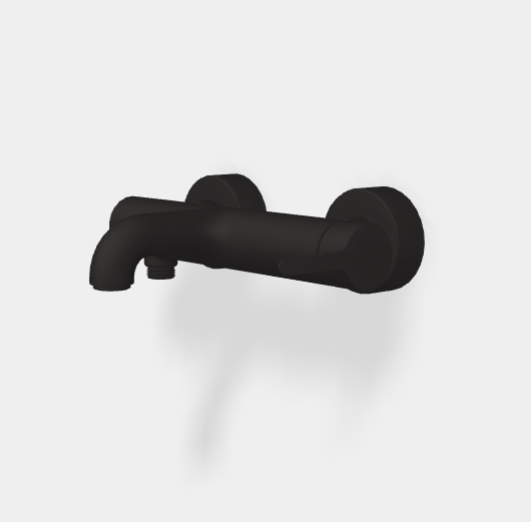 Смеситель для ванны и душа, Fima Carlo Frattini, Snap, цвет-черный матовый F3114/1NS