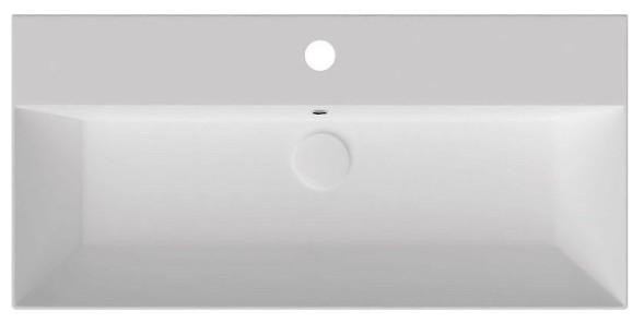 Раковина ISVEA SistemaZ Frame накладная ШГВ 900*422*150 отверстия для смесителя 1 цвет белый 10SF50090