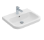 Villeroy&amp;Boch Раковина, Architectura, шгв 600*470*125, отверстия для смесителя-1 сквозное, 2 промаркированных, CeramicPlus, цвет-альпийский белый 418860R1