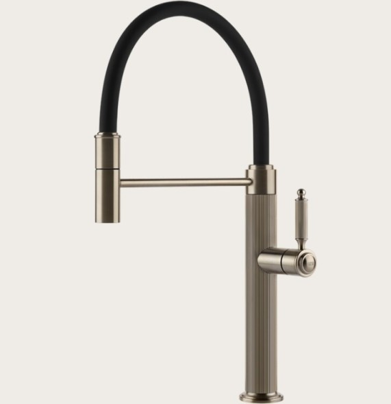 Gessi Смеситель для кухни, VENTI20, цвет Никель матовый 60634#149