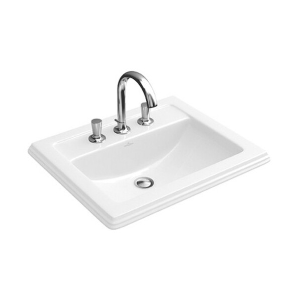 Villeroy&amp;Boch Раковина, Hommage, шгв 630*525*200, CeramicPlus, цвет-альпийский белый 710263R1