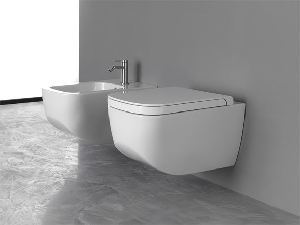 Унитаз HATRIA NEXT A0Y1F125 подвесной безободковый цвет белый матовый