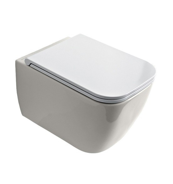 Унитаз Scarabeo TEOREMA 2.0 подвесной безободковый цвет белый матовый 5126/CL 41