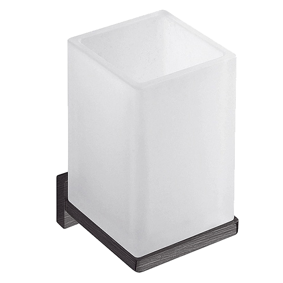 Стакан COLOMBO DESIGN LOOK B1602.GM настенный цвет графит матовый