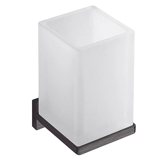 Стакан COLOMBO DESIGN LOOK B1602.GM настенный цвет графит матовый