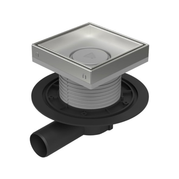 Paini Душевой трап с решеткой под плитку 150х150 мм