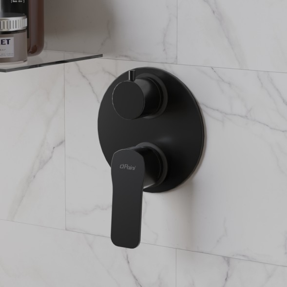 Paini P4YO6911 Смеситель для ванны Вива Стайл встраиваемый, черный