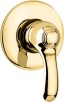 Emmevi Harmony, встраиваемый в стену однорычажный смеситель для душа, цвет золото 22009/OR