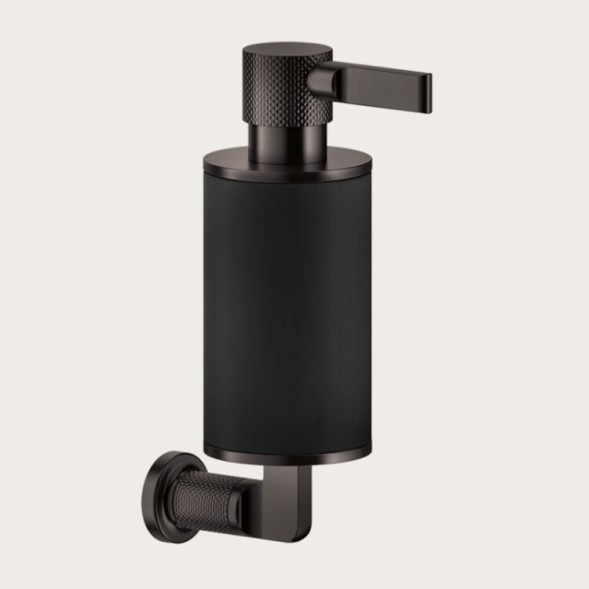 Gessi Дозатор для жидкого мыла, Inciso, шгв 75*147*230, цвет черный брашированный металл  58513#707