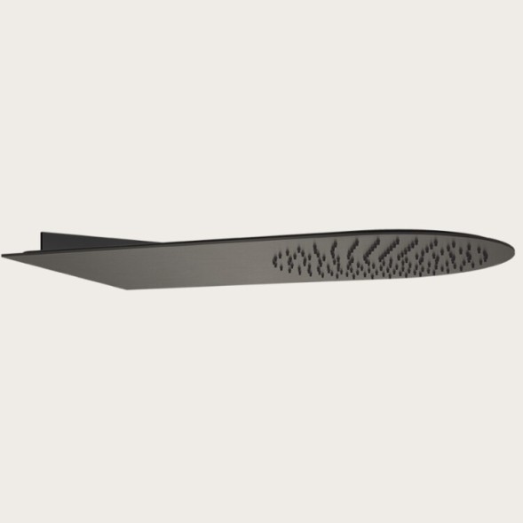 Gessi Верхний душ, Spotwater Meccanica, 79*79, цвет черный брашированный металл  57225#707