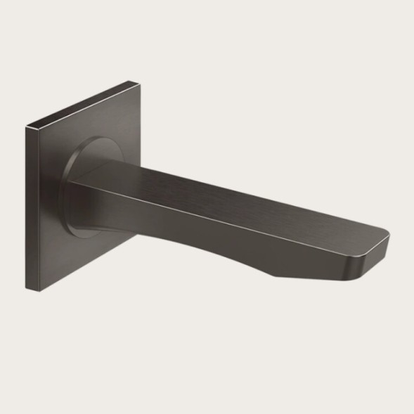 Gessi Излив, Rilievo, цвет Черный брашированный металл  59103#707