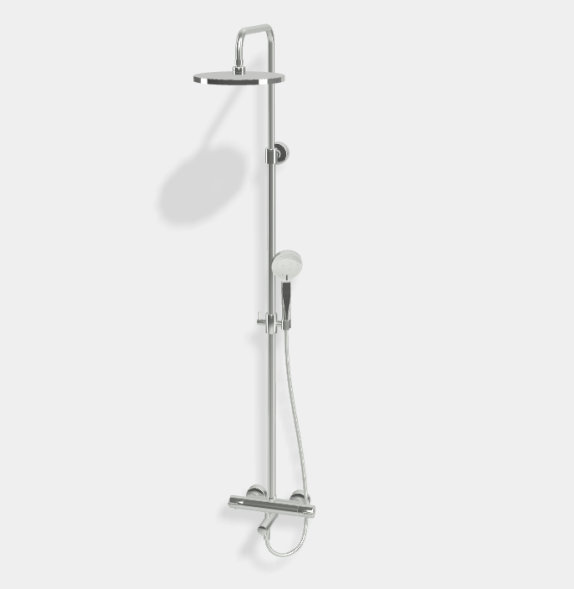 Душевая стойка, Fima Carlo Frattini, Shower column, цвет-хром F4884/RP259CR