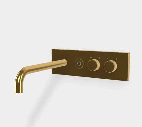 Смеситель для раковины, Fima Carlo Frattini, Switch ON, цвет-золото F5951LX5OR