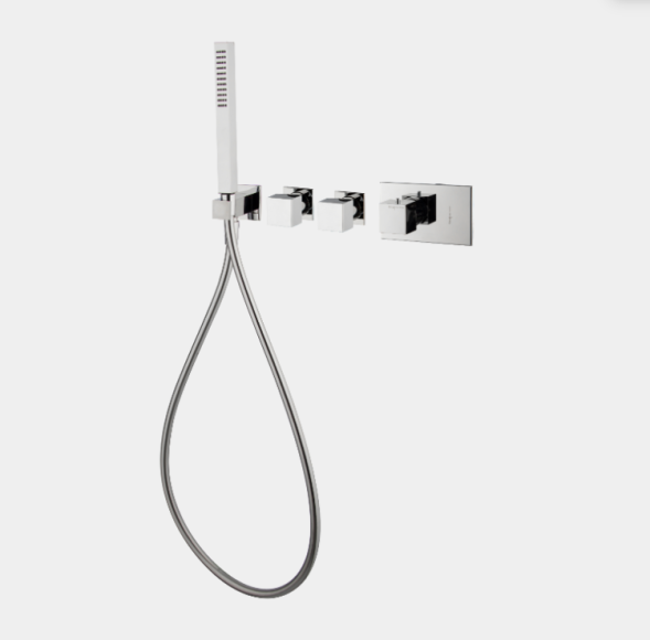 Смеситель для душа, Fima Carlo Frattini, Fimatherm, на 2 потребителя, цвет-хром F3968X2CR