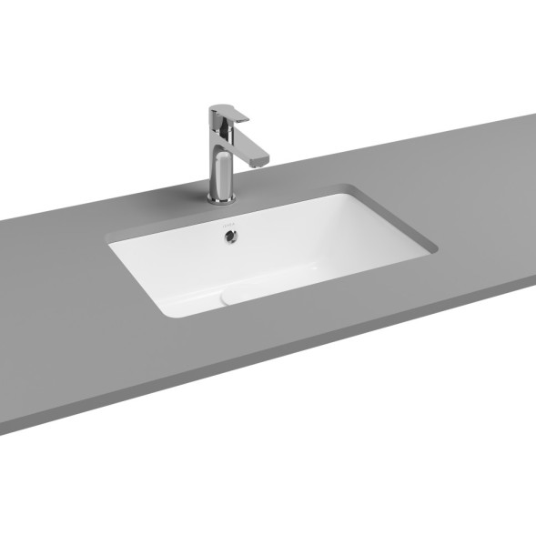 Раковина ISVEA Soluzione ШГВ 500*340*163 отверстия для смесителя отсутствуют цвет белый 10PL77045