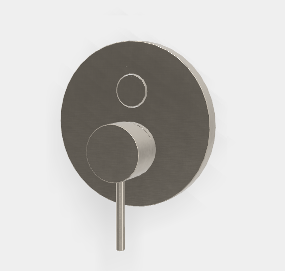 Смеситель для душа, Fima Carlo Frattini, Spillo Up, на 2 потребителя, цвет-никель брошированный F3039E2SN