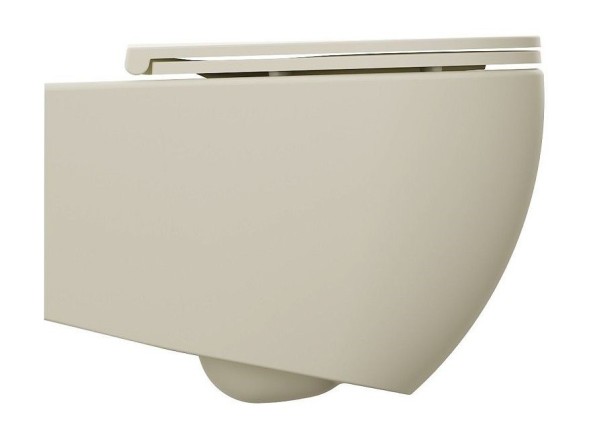 Унитаз ISVEA Infinity подвесной ШГВ 365*530*400 цвет-слоновая кость матовый 10NF02001-2K