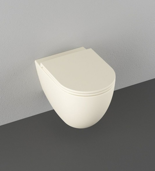 Унитаз ISVEA Infinity подвесной ШГВ 365*530*400 цвет-слоновая кость матовый 10NF02001-2K