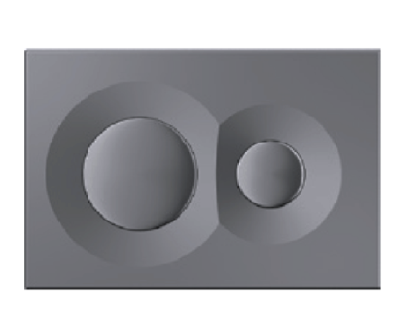 Клавиша смыва ISVEA Dome 54DM0116I для инсталляции Durezza цвет серый камень матовый