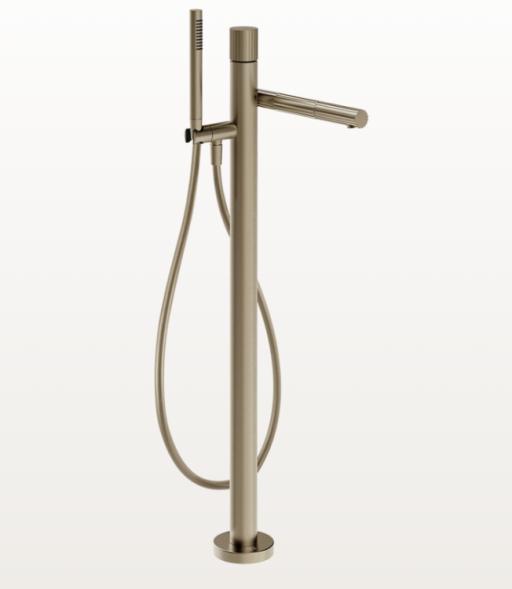 Gessi Смеситель для ванны и душа, Incastri, напольный, цвет Никель матовый