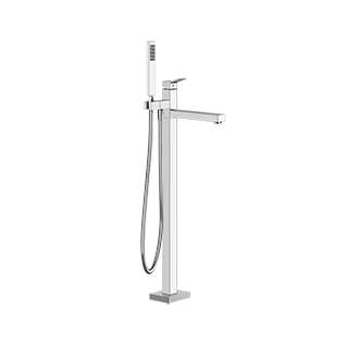 Gessi Смеситель для ванны и душа, Rettangolo K, напольный, цвет хром 53129#031