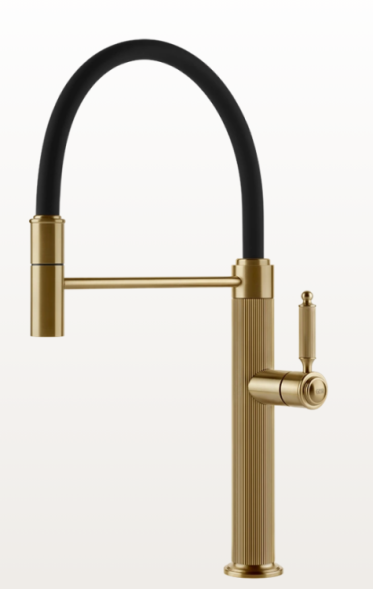 Gessi Смеситель для кухни, VENTI20, цвет брашиварованное золото