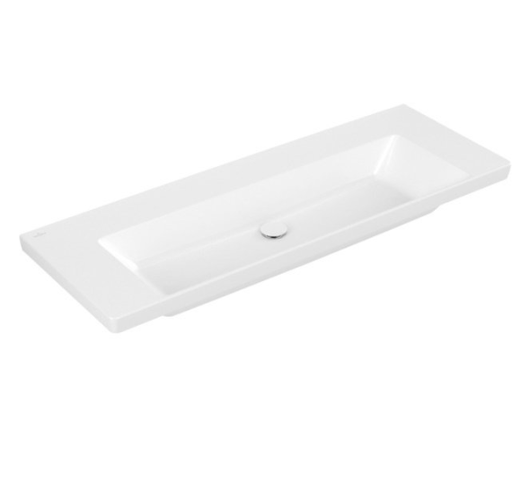 Villeroy&amp;Boch Раковина, Subway 3.0, шгв 1300*475*120, отверстия для смесителя-2, цвет-альпийский белый 4A70D401