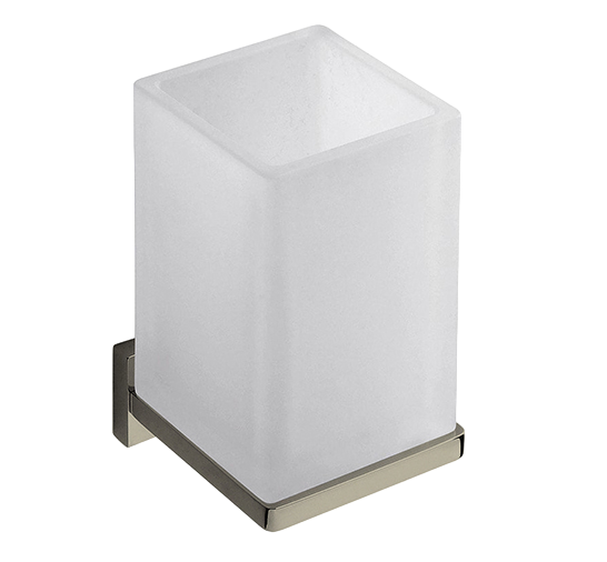 Стакан COLOMBO DESIGN LOOK B1602.HPS1 настенный цвет нержавеющая сталь