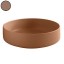 Раковина Artceram Cognac Quadro  накладная без отверстий  цвет Brown tortora COL002 40 00