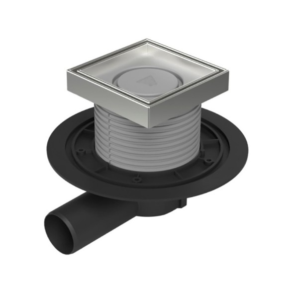 Paini Душевой трап с решеткой под плитку 125х125 мм