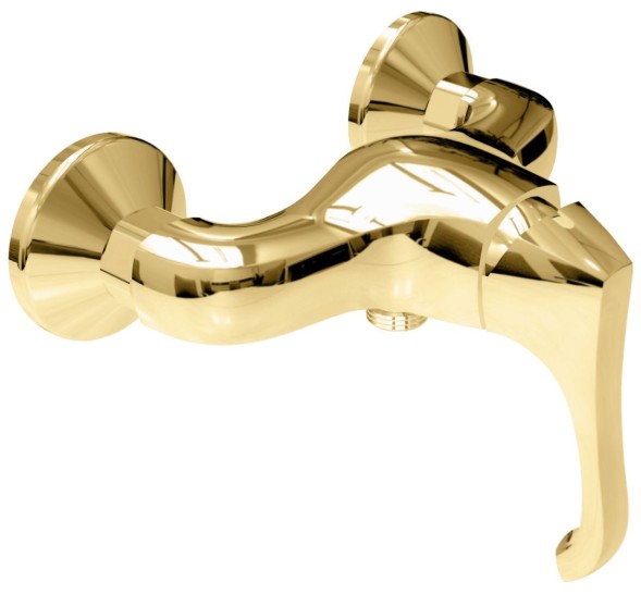 Emmevi Ares, однорычажный смеситель для душа, без набора для душа, цвет золото 76002/OR