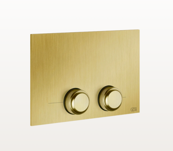 Gessi Клавиша смыва, Rigato, для унитаза, шгв 245*5*155, цвет брашированный никель 54671#149