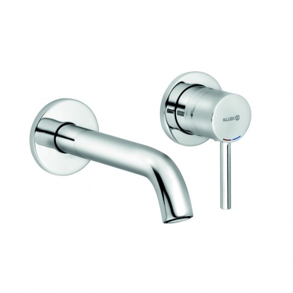 Смеситель KLUDI BOZZ 382440576 для раковины настенный встраиваемый внешняя часть